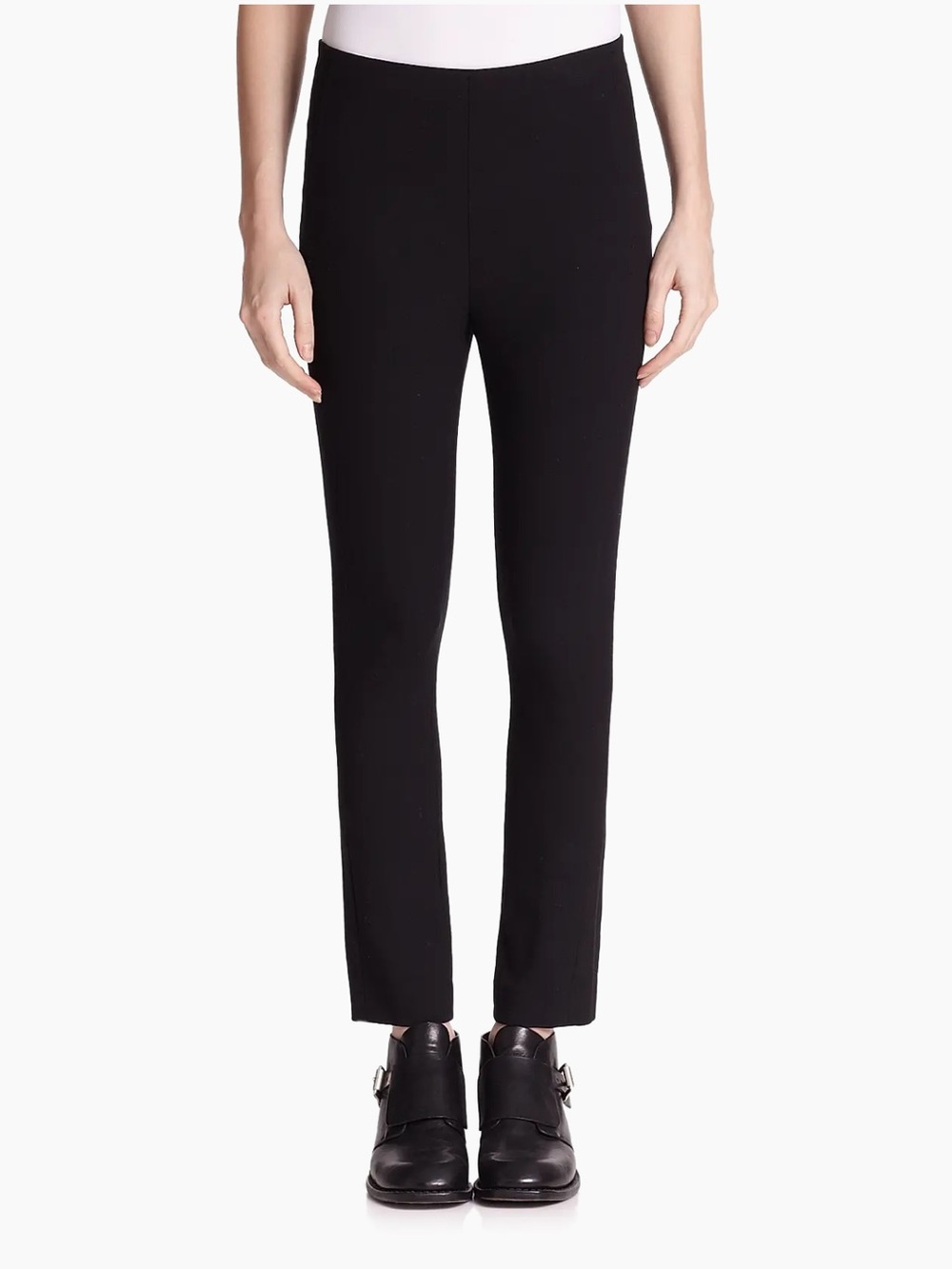 Rag & Bone Simone Pant Black Stretch Slim Tailored Pants Size 0 NWT $295